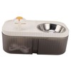Cat Water Fountain Food Bowl High Capacity Quiet 2 In