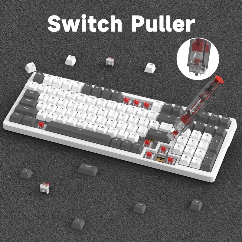 ATTACK SHARK KS01 2-in-1 Keycap Puller and Switch Puller for