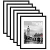 Fixwal 11x14 Picture Frame Set of 6 with Shatter Resistant