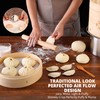 KITCHENCRUST Bamboo Steamer Basket for Chinese Asian Cuisine - 2