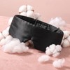 Large Blackout Sleep Mask with Adjustable Strap, 100% Mulberry Silk