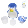 Shaved Ice Machine ABS Penguin Shape Blue Household Portable Manual