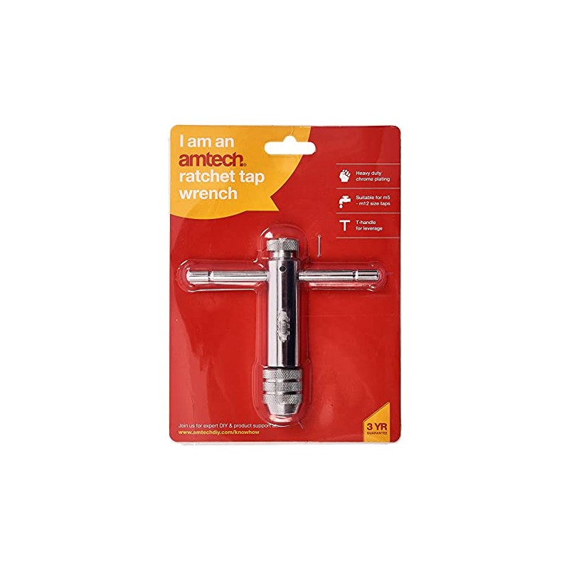 Amtech S1460 Ratchet tap Wrench - Large