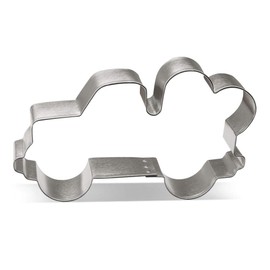 Truck with Heart Cookie Cutter 5 in B1559 - Foose Cookie Cutters - USA Tin Plate Steel