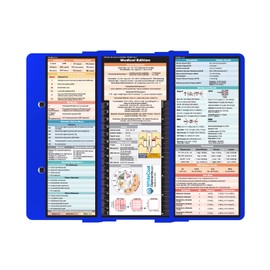 Whitecoat Clipboard® Trifold - Blue Medical Edition