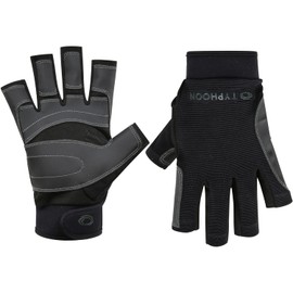Typhoon Raceline 2.0 Half Finger Sailing Gloves - Black 310251 M