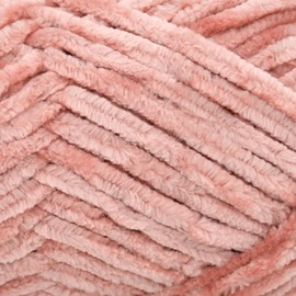 Hilo de felpilla de terciopelo de 100 g para ganchillo, hilo de felpa de terciopelo rosa y esponjoso, grueso y suave, grueso de felpilla para bebé para tejer a ganchillo principiantes (piel rosa)