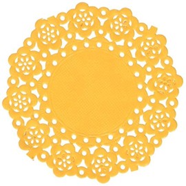 DOODLEBUG Mini Doilies 3" 75/Pkg, Tangerine