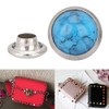 50 Pieces 8 mm DIY Buttons Turquoise Quick Rivets Studs