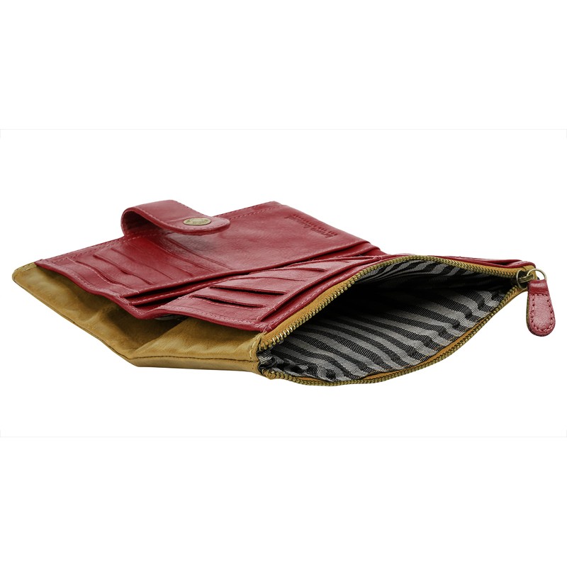 bruno banani Genuine Leather Women's Wallet RFID Protection, Many Compartments,