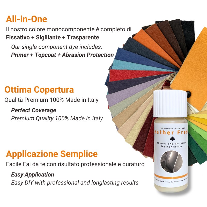Colourcare-24 Cashmere Beige Leather Steering Wheel Repair Kit 30ml