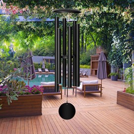 Wind Chimes Outdoor Deep Tone，45 in Large Wind Chimes for Outside，Memorial Wind Chimes Gifts for mom/Grandma,Balcony,Garden Décor