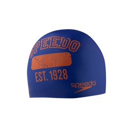 Speedo Silicone 'Varsity Campus Collection' Swim Cap