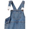 Vertbaudet Boys Baby Denim Dungarees, blue, 74