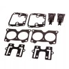 jian_7920 2x Carburetor Carb Rebuild Kit For Johnson Evinrude V4