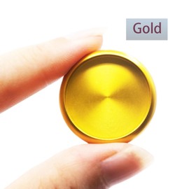 ITSYHPRO 11pcs 1.25" Metal Discbound Expansion Discs Gold DIY Planner Premium Discs for Discbound Notebook Expander Metal Disc 2025(Gold,1.25 inch/32 mm)