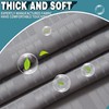 Conbo Mio No Hook Shower Curtain with Snap in Liner