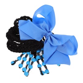 PACKOVE Synthetic Ponytail Extension Wig for Girls Hair Piece Beads Hair Topper Accessory