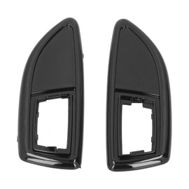 Aramox Side Turn Signal Bezels, Side Turn Signal Repeater Frame, 2-Piece Car Side Turn Signal Repeater Frame Set, Car Adjustments Replacement for Corsa D Series 2006-2014 (Glossy