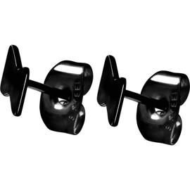 FILANGO 1 Pair of Surgical Steel Stud Earrings | Flash | Choice of Colours, Stainless Steel