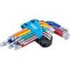 BGS 74466 Allen Key Set, Multicoloured, Short, T-Profile (for Torx)