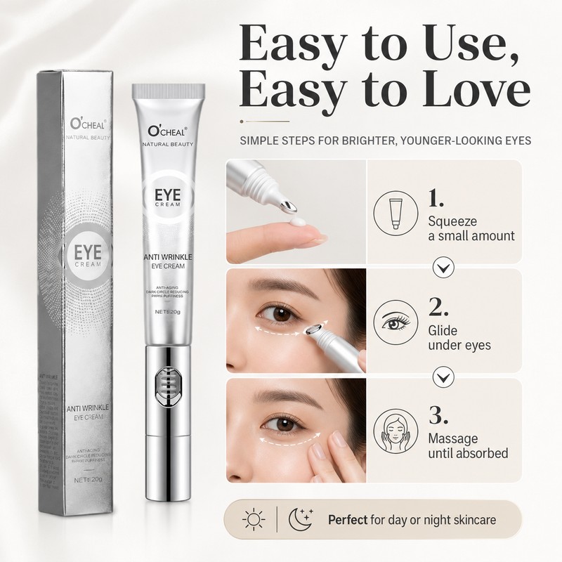 Electric Massage Eye Cream for Dark Circles – Hyaluronic Acid