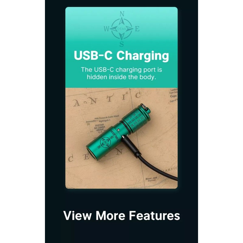 Olight i1R 2 Pro (Center) Keychain Flashlight Limited Edition