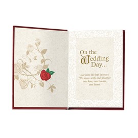 Lillian Rose RA420 FT Red/Gold Fairy Tale Storybook Ring Holder Red Gold