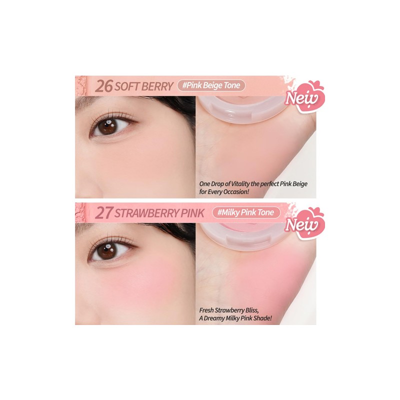 Peripera [Peripera]*Soft Berry* Pure Blushed Sunshine Cheek (2 Colors)