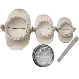 Qezodsx Empanadas Press Mold Maker Set Empanada with Dough Cutter and Stuffing Spoon