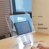 Cozioz Acrylic Laptop Stand - Adjustable Height, Foldable & Portable