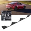 Car Air Conditioning Knob Panel Frame Trim Carbon Pattern Smooth