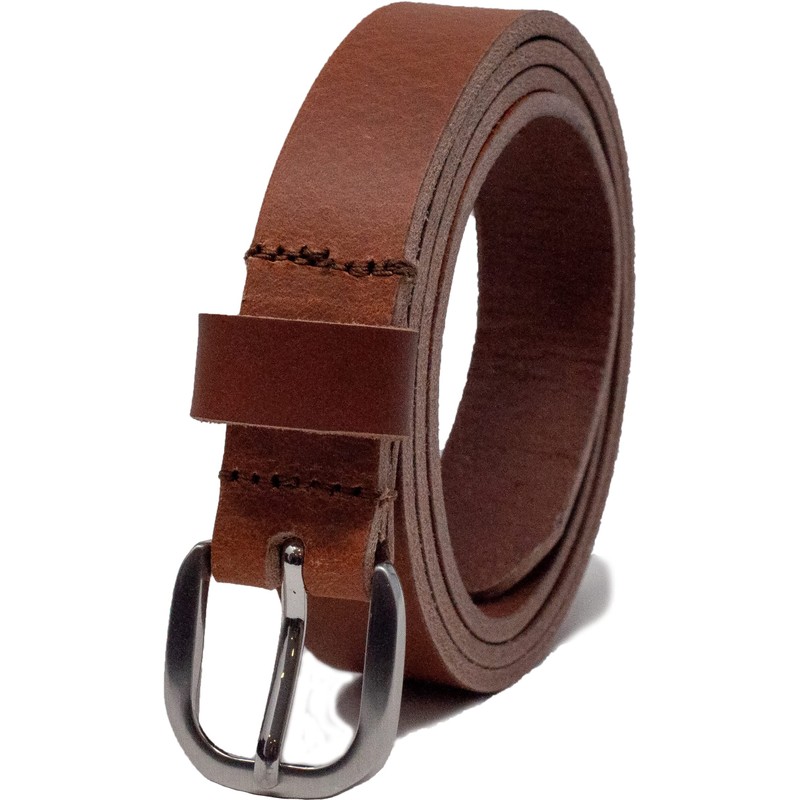 Ashford Ridge 25mm Full Grain Leather Belt, Tan, 130CM (gesamtlänge