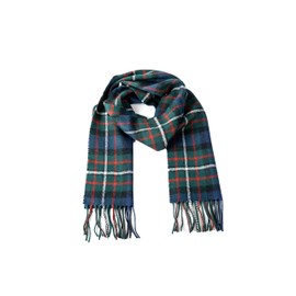 Briomhar Ferguson Tartan Plaid Wool Scottish Scarf - 100% Lambswool Made in Scotland, Perfect Winter Scarf for Cold Weather