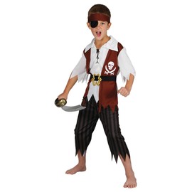 BOYS CUTTHROAT PIRATE FANCY DRESS (PIRATES) XL
