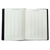 Deers 1165-G02-070 Leather Cover, 5 Year Diary, Black