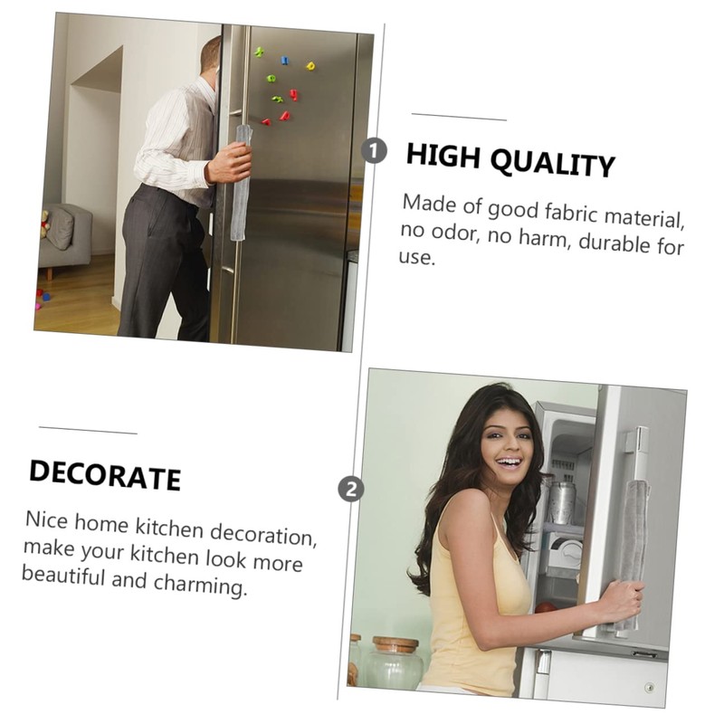 COHEALI 6Pcs Washable Kitchen Appliance Handle Covers Non Slip Refrigerator