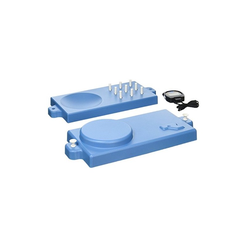 Jamar 9-Hole Peg Test Kit, Pegboard Set for Improved Motor