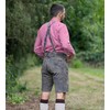 Schöneberger Trachten Couture Lederhosen Men, Genuine Leather - Antique German