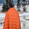 Down Camping Blanket - Lightweight, Packable, Warm & Puffy Outdoor