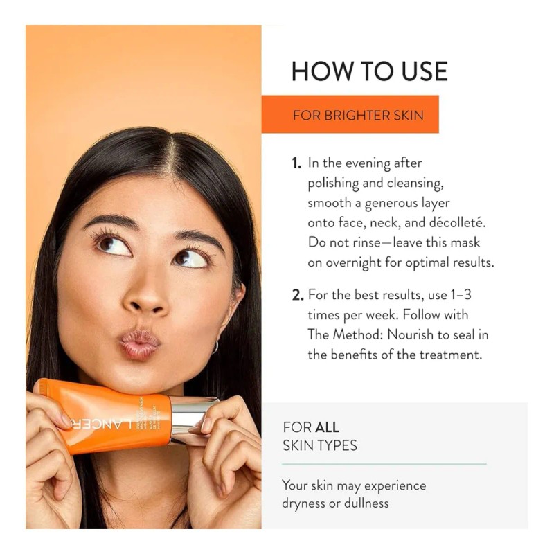 Lancer Mascarilla Iluminadora Nocturna Cuidado Piel Usa