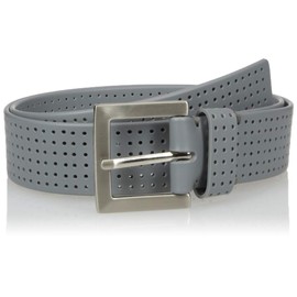 PGA TOUR mens Pga Tour Silicone Men's Belt, Grey, Large US