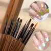 LUYING Nail Set Gel Nail Painting Brushes Acrylic Liquid Square,