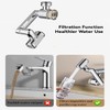 1080° Rotating Faucet Extender for Bathroom & Kitchen Sink, Dual