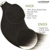 Lacer Yaki Straight Tape in Hair Extensions 40G 14 Inch