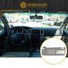 Dasbecan Gray Left Driver Side Sun Visor Compatible with Toyota