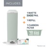 Diaper Genie Platinum Pail (Sage Green) is Made in Durable