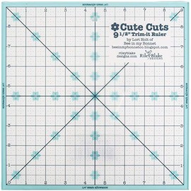 RILEY BLAKE DESIGNS Trim IT Ruler, Aqua