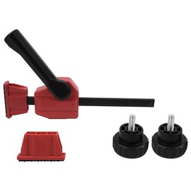 Tiardey 3/4" Dog Hole Clamp High Clamping Force Up to 154 Lbs, Adjustable Bench Clamp with Protective Pads for Woodworking Quick Clamps for 19mm Bench Dog Holes