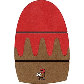 Dexter The 9 Sole Shorter Slide 3 Sawtooth Bowling Shoe, Brown, X-Large (Men's 13-15)